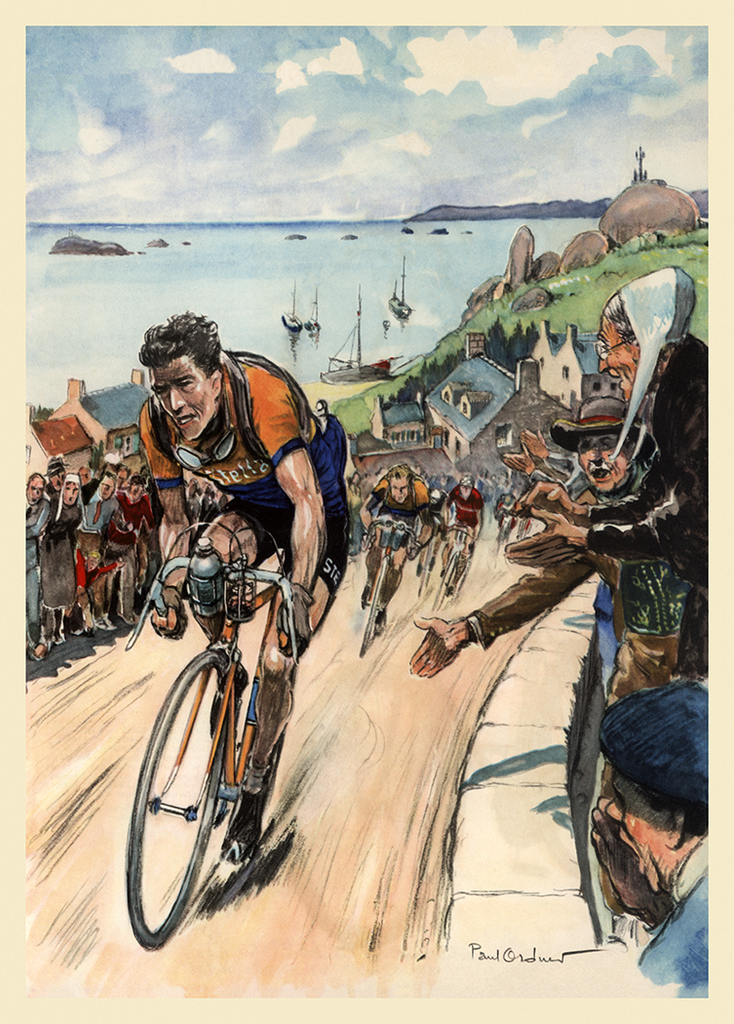Bobet 1953 Tour de France Poster - MOLTENI CYCLING