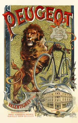 1899 Peugeot Poster