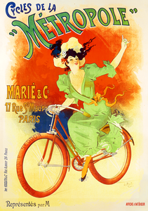 Cycles de La Metropole Poster - MOLTENI CYCLING