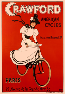 Crowford American Cycles Poster - MOLTENI CYCLING