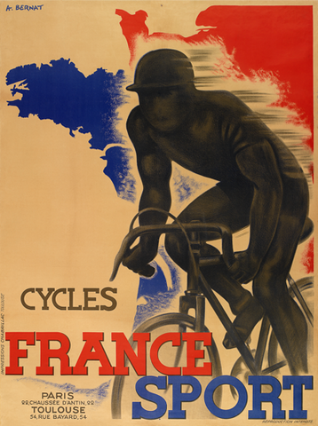 Cycles France Sport Poster - MOLTENI CYCLING