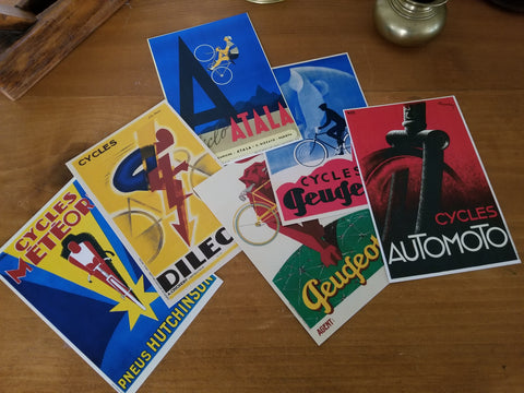 VINTAGE POSTCARDS - MOLTENI CYCLING