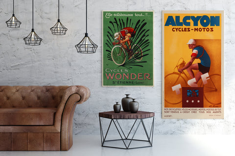 Alcyon Cycles-Motos Poster