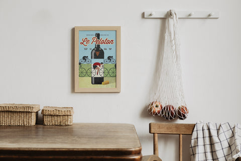 Le Peloton Winery Print