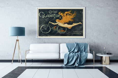 Cycles Gladiator Vintage Poster