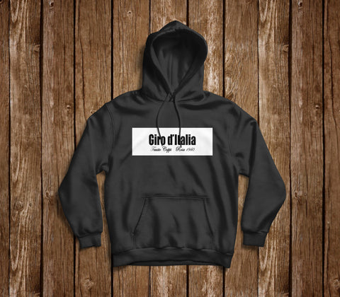 RETRO GIRO D'ITALIA NERA HOODIE