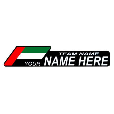 Custom Name Decals - MOLTENI CYCLING
