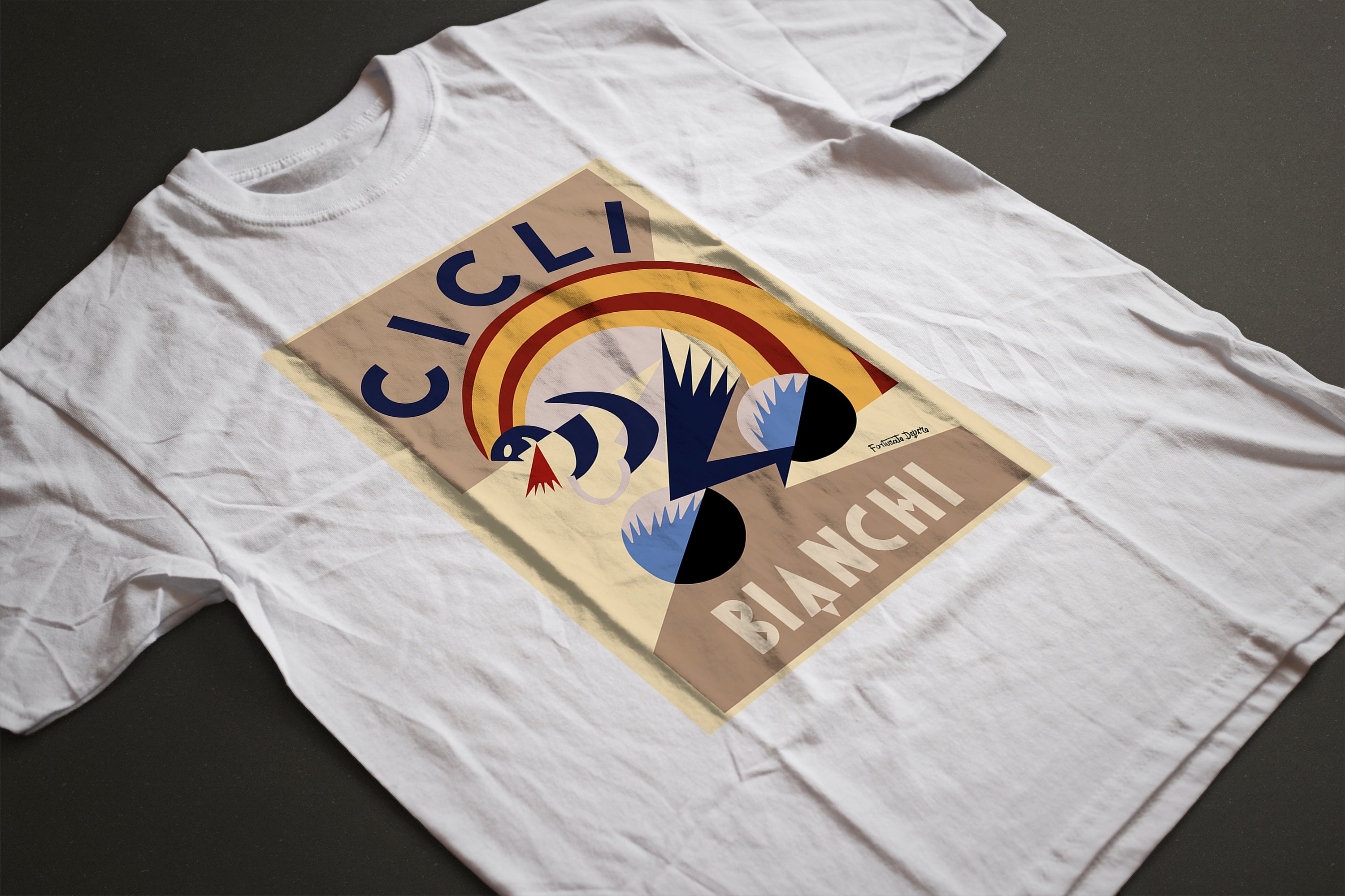 CICLI BIANCHI CLASSIC T-SHIRT - Main Image