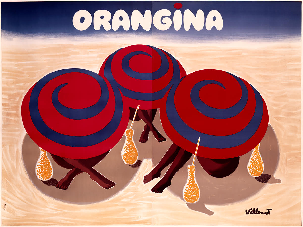 Orangina Boisson Gazeuse Parasol poster – MOLTENI CYCLING