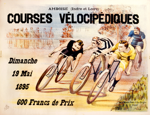Courses Velocipediques Poster - MOLTENI CYCLING
